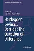 Bild: Heidegger, Levinas, Derrida: The Question of Difference - Springer