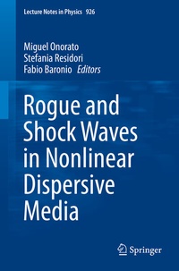Abbildung von: Rogue and Shock Waves in Nonlinear Dispersive Media - Springer