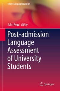 Enlarge image Cover: Post-admission Language Assessment of University Students - Springer