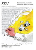 Cover: SDV. Sprache und Datenverarbeitung - Universit&auml;tsverlag Rhein-Ruhr