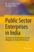 Cover: Public Sector Enterprises in India - Springer