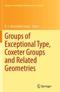 Cover: Groups of Exceptional Type, Coxeter Groups and Related Geometries - Springer