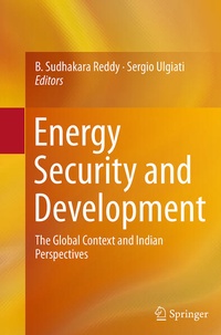 Enlarge image Cover: Energy Security and Development - Springer