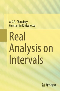 Abbildung von: Real Analysis on Intervals - Springer