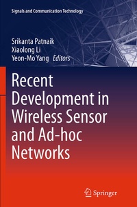 Enlarge image Cover: Recent Development in Wireless Sensor and Ad-hoc Networks - Springer