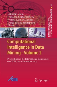 Enlarge image Cover: Computational Intelligence in Data Mining - Volume 2 - Springer