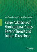 Cover: Value Addition of Horticultural Crops: Recent Trends and Future Directions - Springer