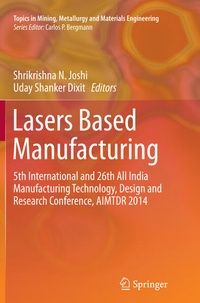 Enlarge image Cover: Lasers Based Manufacturing - Springer