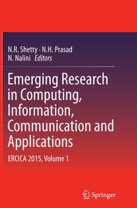 Enlarge image Cover: Emerging Research in Computing, Information, Communication and Applications - Springer