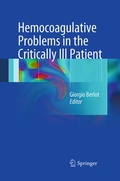 Abbildung von: Hemocoagulative Problems in the Critically Ill Patient - Springer