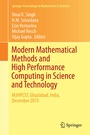 Cover: Modern Mathematical Methods and High Performance Computing in Science and Technology - Springer