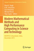 Cover: Modern Mathematical Methods and High Performance Computing in Science and Technology - Springer