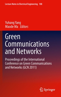 Enlarge image Cover: Green Communications and Networks - Springer