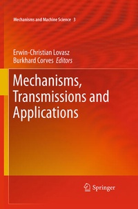 Enlarge image Cover: Mechanisms, Transmissions and Applications - Springer
