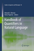 Cover: Handbook of Quantifiers in Natural Language - Springer