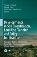 Cover: Developments in Soil Classification, Land Use Planning and Policy Implications - Springer
