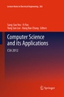 Cover: Computer Science and its Applications - Springer