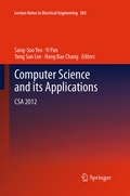 Cover: Computer Science and its Applications - Springer