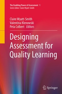 Enlarge image Cover: Designing Assessment for Quality Learning - Springer