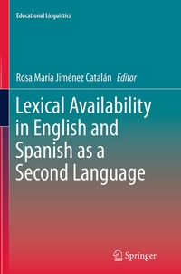 Abbildung von: Lexical Availability in English and Spanish as a Second Language - Springer