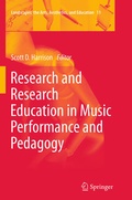Cover: Research and Research Education in Music Performance and Pedagogy - Springer