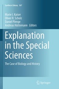 Cover: Explanation in the Special Sciences - Springer