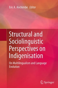 Enlarge image Cover: Structural and Sociolinguistic Perspectives on Indigenisation - Springer