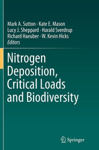 Enlarge image Cover: Nitrogen Deposition, Critical Loads and Biodiversity - Springer
