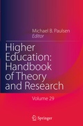 Cover: Higher Education: Handbook of Theory and Research - Springer