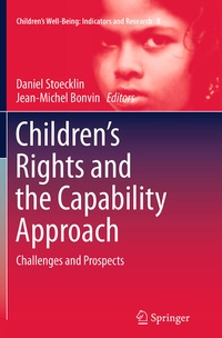 Enlarge image Cover: Children's Rights and the Capability Approach - Springer