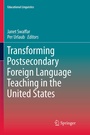 Cover: Transforming Postsecondary Foreign Language Teaching in the United States - Springer