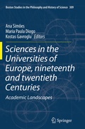 Cover: Sciences in the Universities of Europe, Nineteenth and Twentieth Centuries - Springer