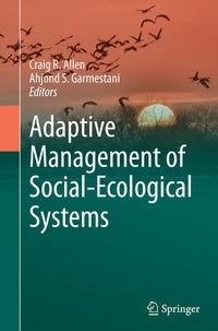 Enlarge image Cover: Adaptive Management of Social-Ecological Systems - Springer
