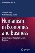 Cover: Humanism in Economics and Business - Springer