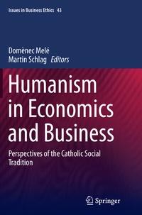 Enlarge image Cover: Humanism in Economics and Business - Springer