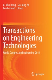 Enlarge image Cover: Transactions on Engineering Technologies - Springer