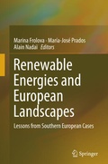 Cover: Renewable Energies and European Landscapes - Springer