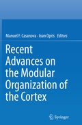 Cover: Recent Advances on the Modular Organization of the Cortex - Springer