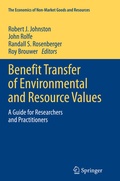 Cover: Benefit Transfer of Environmental and Resource Values - Springer