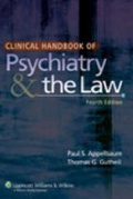 Cover: Clinical Handbook of Psychiatry and the Law - Lippincott Williams and Wilkins