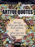 Cover: Creative Haven Deluxe Edition Artful Quotes Coloring Book - Dover Children's