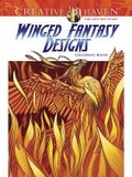 Cover: Creative Haven Winged Fantasy Designs Coloring Book - Dover Children's