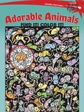 Cover: Spark Adorable Animals Find it! Color it! - Dover Children's