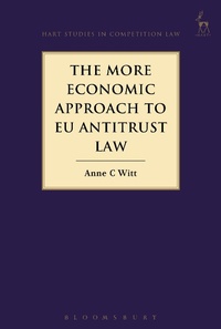 Abbildung von: The More Economic Approach to EU Antitrust Law - Hart Publishing