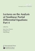 Cover: Lectures on the Analysis of Nonlinear Partial Differential Equations - International Press of Boston Inc