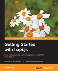 Enlarge image Cover: Getting Started with Hapi.js - Packt Publishing