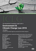 Bild: The International Comparative Legal Guide to: Environment & Climate Change Law 2016 - Global Legal Group Ltd