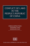Cover: Conflict of Laws in the People's Republic of China - Edward Elgar Publishing