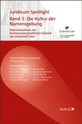 Cover: Die Kultur der Namensgebung - Manz