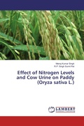 Cover: Effect of Nitrogen Levels and Cow Urine on Paddy (Oryza sativa L.) - LAP Lambert Academic Publishing